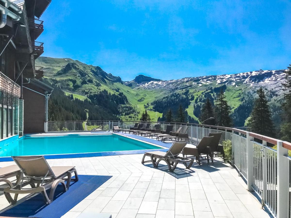 Large One-Bedroom Apartment, Wheelchair Adapted, Les Terrasses D'Eos Flaine Kültér fotó