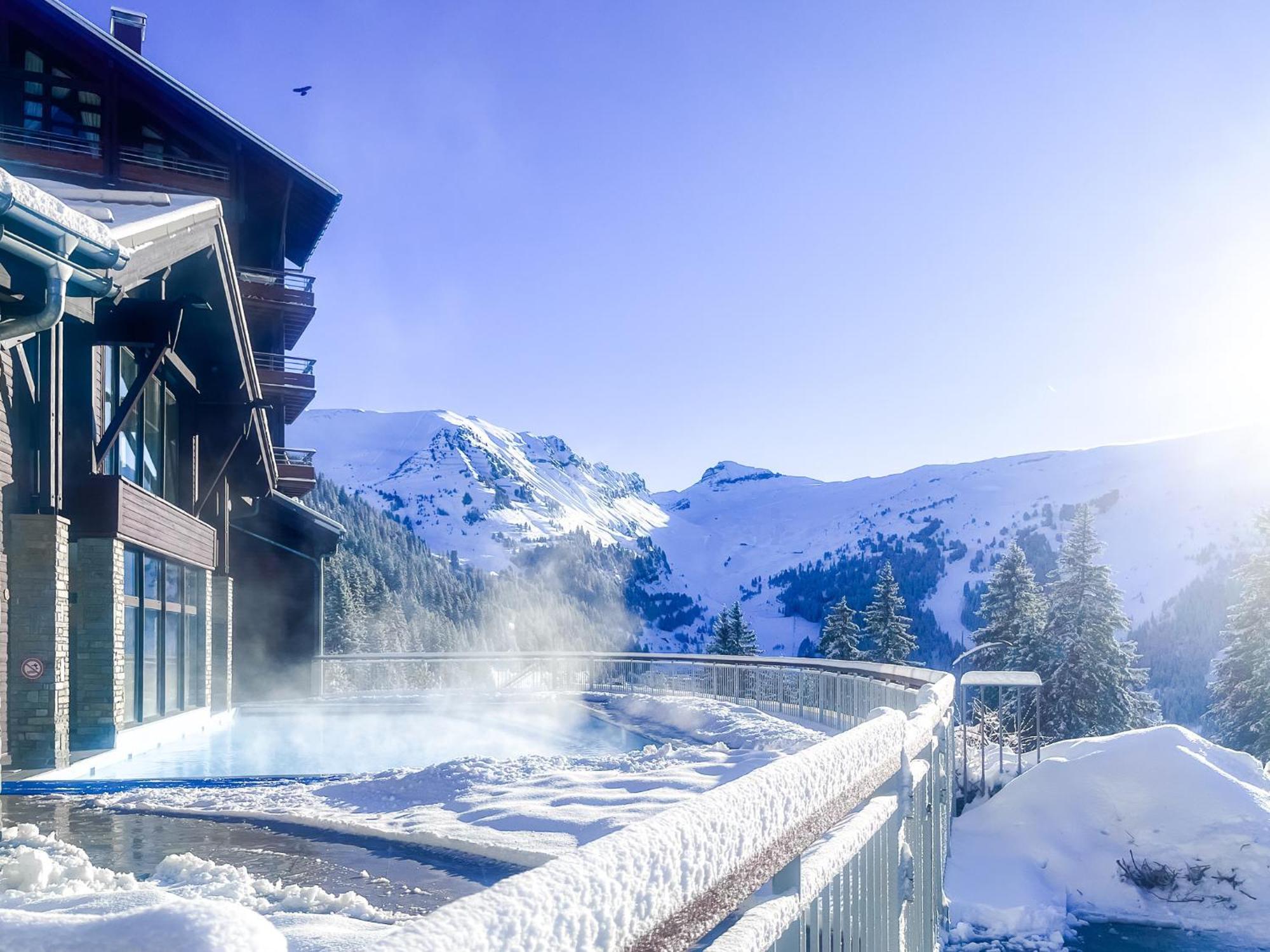 Large One-Bedroom Apartment, Wheelchair Adapted, Les Terrasses D'Eos Flaine Kültér fotó