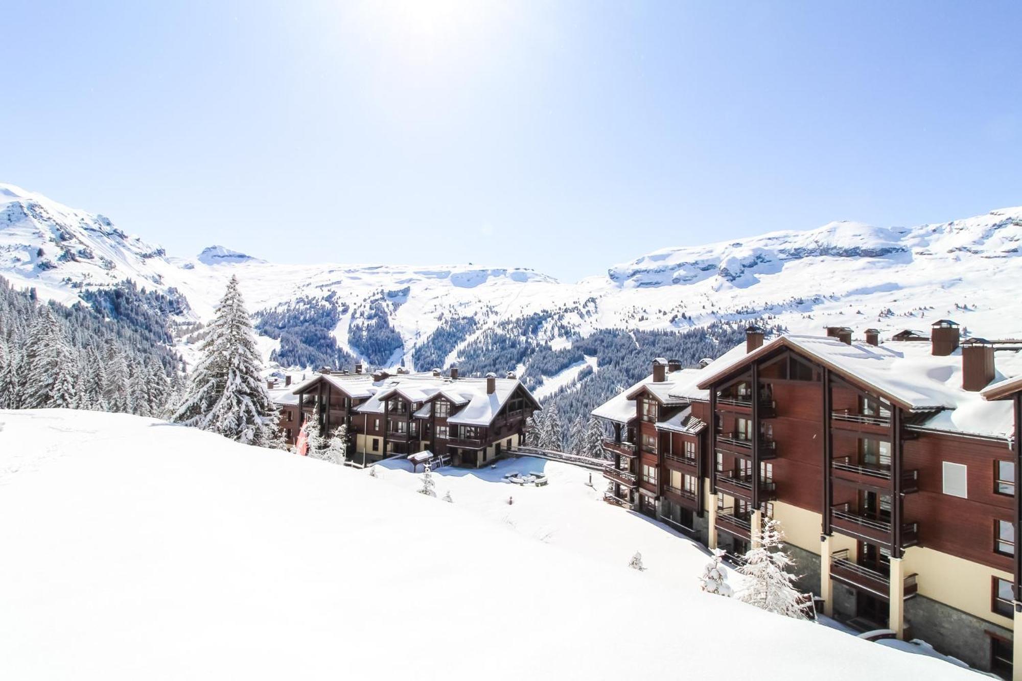Large One-Bedroom Apartment, Wheelchair Adapted, Les Terrasses D'Eos Flaine Kültér fotó