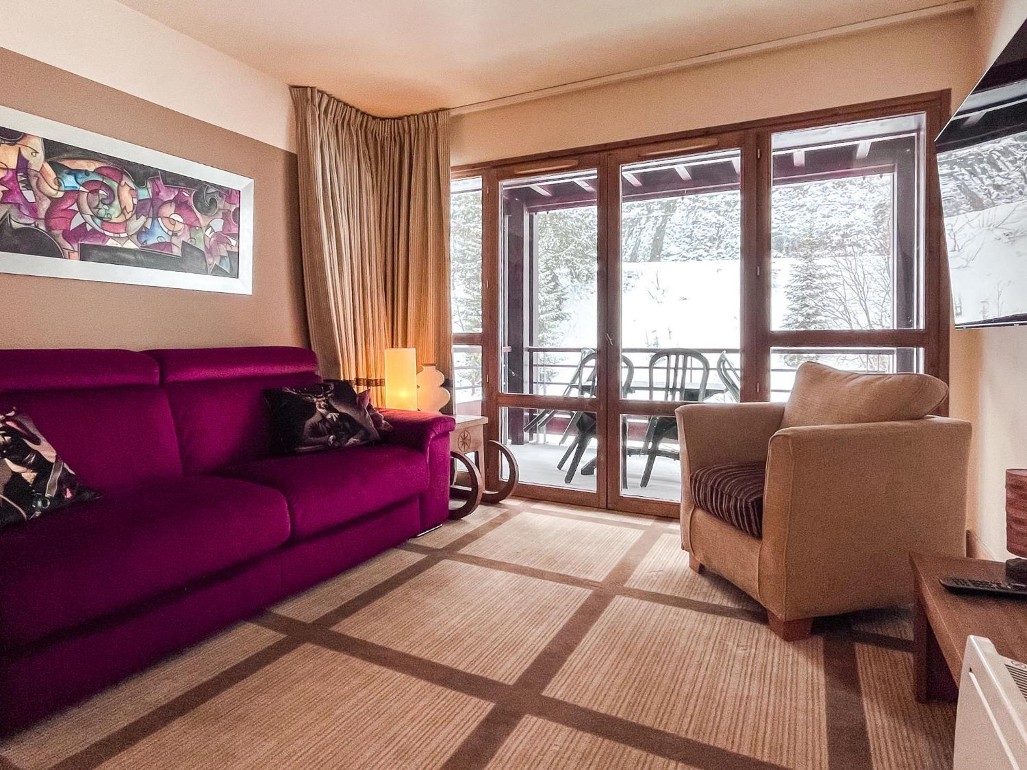 Large One-Bedroom Apartment, Wheelchair Adapted, Les Terrasses D'Eos Flaine Kültér fotó