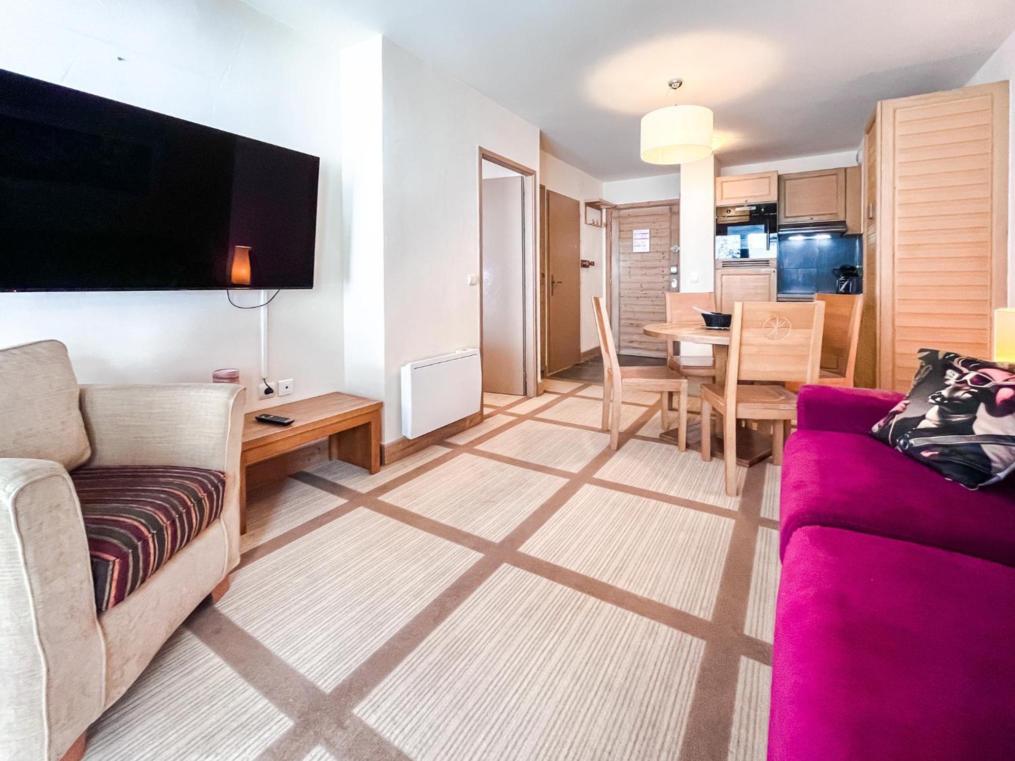 Large One-Bedroom Apartment, Wheelchair Adapted, Les Terrasses D'Eos Flaine Kültér fotó