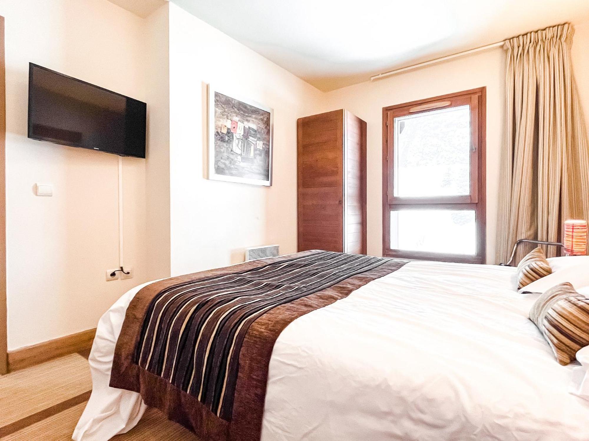 Large One-Bedroom Apartment, Wheelchair Adapted, Les Terrasses D'Eos Flaine Kültér fotó