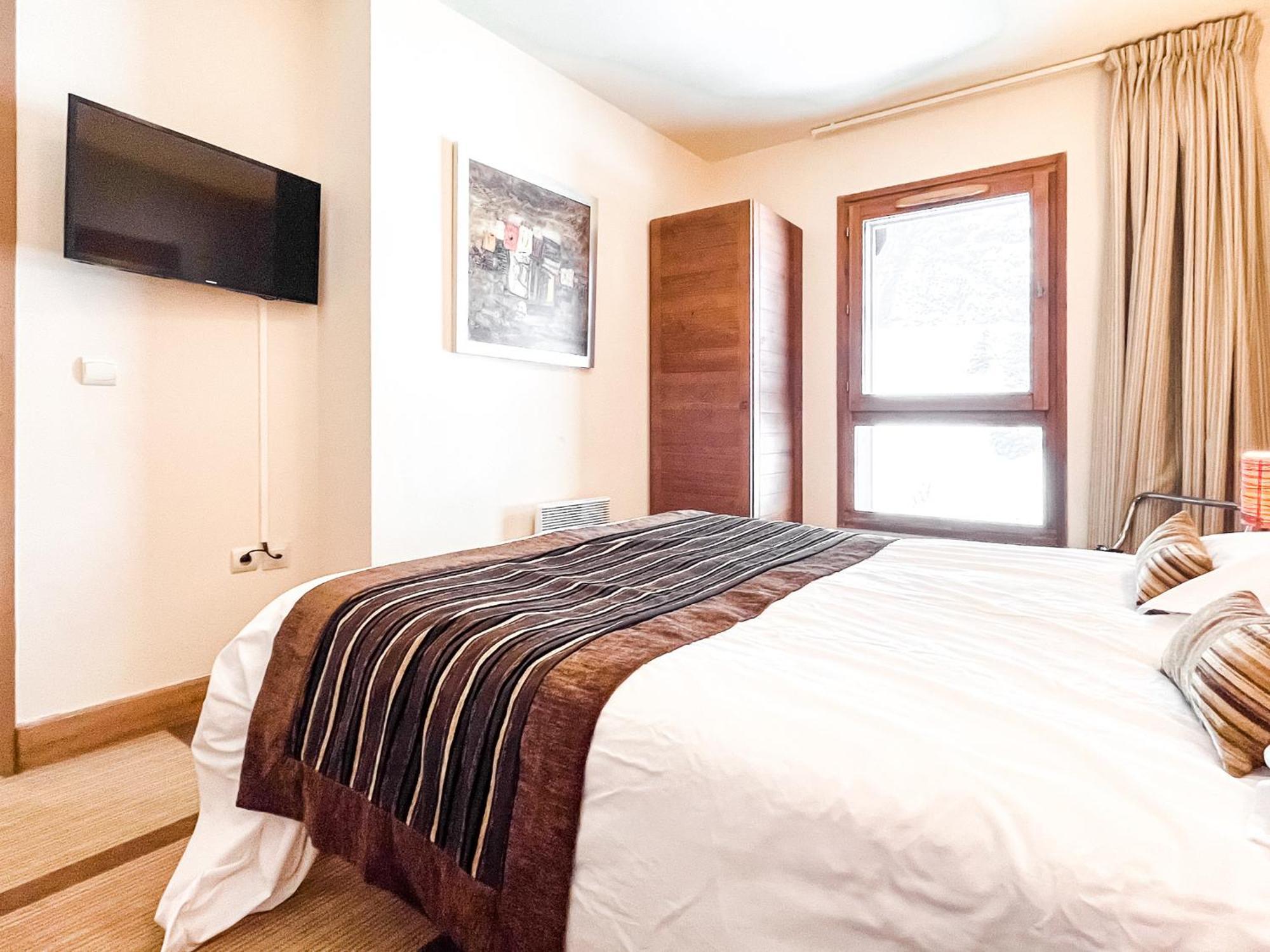Large One-Bedroom Apartment, Wheelchair Adapted, Les Terrasses D'Eos Flaine Kültér fotó