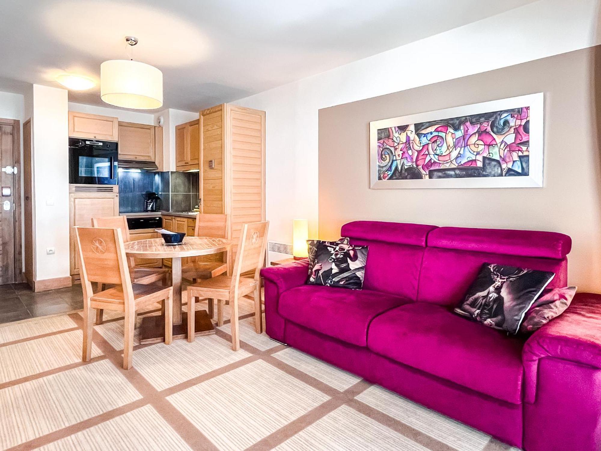 Large One-Bedroom Apartment, Wheelchair Adapted, Les Terrasses D'Eos Flaine Kültér fotó