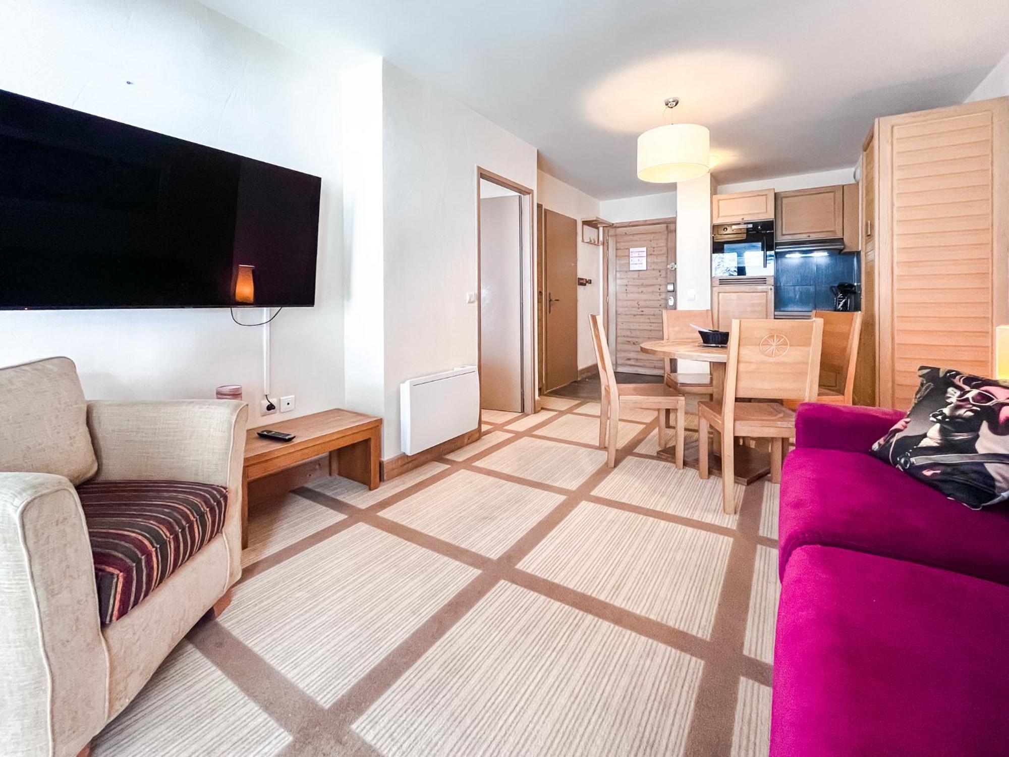 Large One-Bedroom Apartment, Wheelchair Adapted, Les Terrasses D'Eos Flaine Kültér fotó