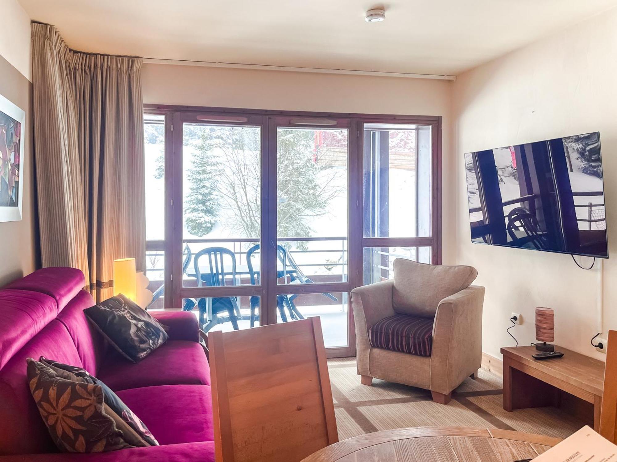 Large One-Bedroom Apartment, Wheelchair Adapted, Les Terrasses D'Eos Flaine Kültér fotó